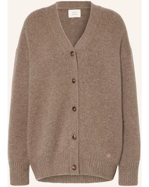 Loulou de Saison Strickjacke DUCA aus Cashmere - Braun
