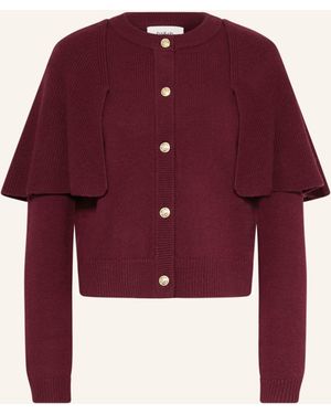 Ba&sh Strickjacke PEGGY mit Volants - Rot