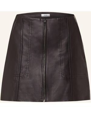 Reiss Lederrock DARIA - Schwarz