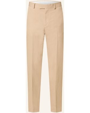 Sandro Anzughose Regular Fit mit Leinen - Natur