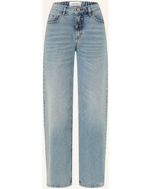 Opus Wide Leg Jeans MIVA RETRO - Blau