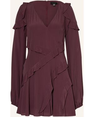 Ted Baker Kleid NEIRA mit Volants - Lila