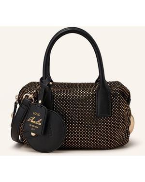 Liu Jo Handtasche mit Schmucksteinen - Schwarz