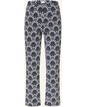 Seductive 7/8-Hose CINDY aus Jersey - Blau