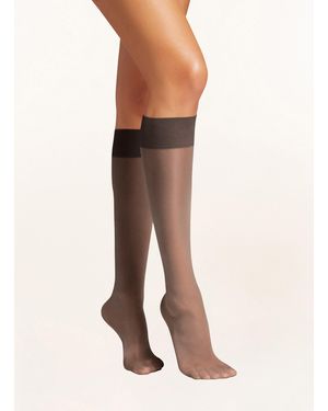 Wolford Fein-Kniestrümpfe SATIN TOUCH - Natur