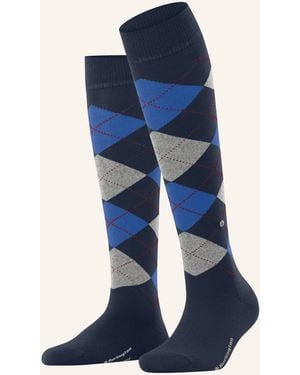 Burlington Kniestrümpfe MARYLEBONE - Blau