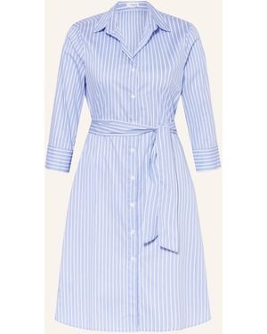 Rossana Diva Hemdblusenkleid mit 3/4-Arm - Blau