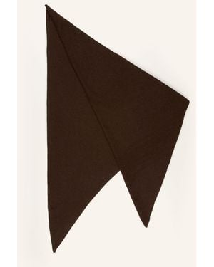 DARLING HARBOUR Dreieckstuch mit Cashmere - Braun