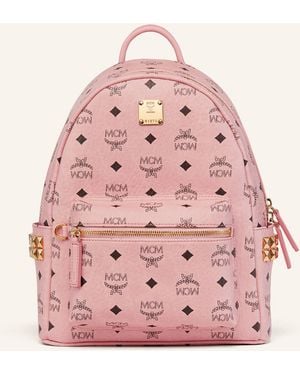 MCM Rucksack STARK SMALL mit Nieten - Pink