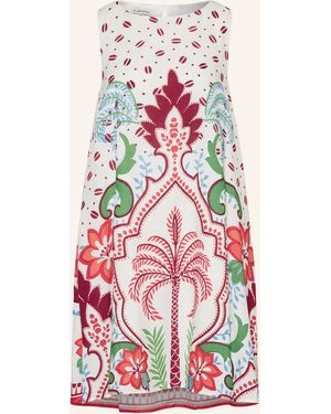 Grace Kleid mit Leinen - Weiß