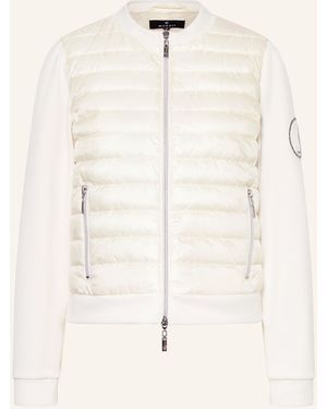 Monari Steppjacke im Materialmix - Natur