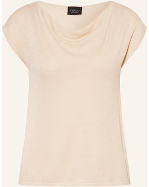 S.oliver Strickshirt mit Glitzergarn - Natur