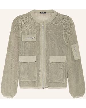 MARC AUREL Strickjacke mit Glitzergarn - Natur