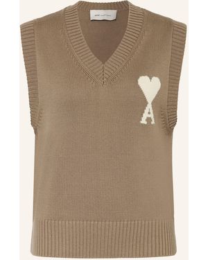Ami Paris Pullunder - Natur