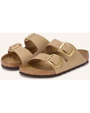 Birkenstock Pantoletten ARIZONA BIG BUCKLE LENB - Natur