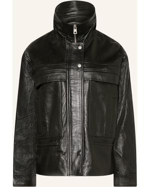 Ba&sh Lederjacke KASSIA - Schwarz