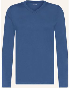 Schiesser Schlafshirt MIX+RELAX - Blau