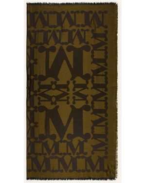 Max Mara Tuch EDRO mit Seide - Grün
