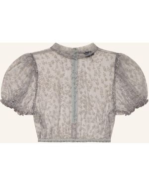 KINGA MATHE Dirndlbluse LENI - Grau