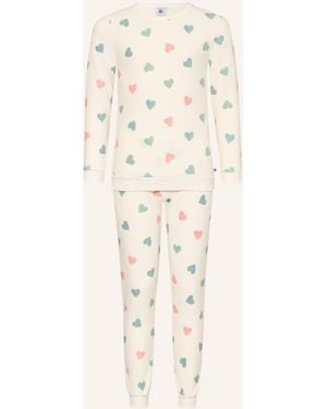 Petit Bateau Schlafanzug aus Frottee - Natur