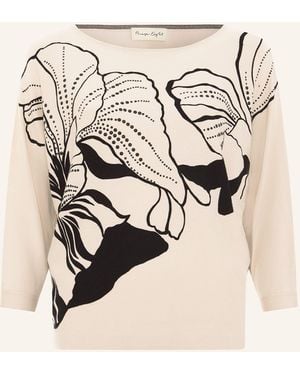 Phase Eight Pullover mit 3/4-Arm und Nieten - Natur