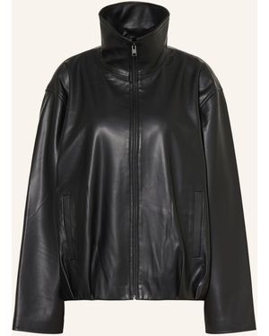 Lamarque Jacke DENITA in Lederoptik - Schwarz
