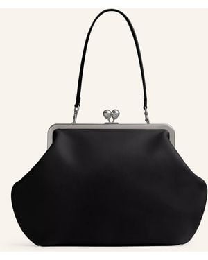 COACH Handtasche KISSLOCK FRAME LARGE - Schwarz