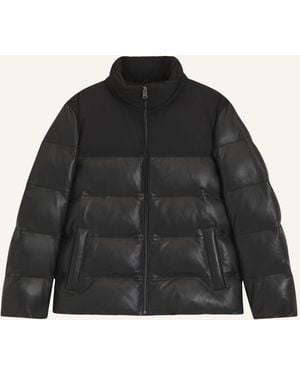 BOSS Lederjacke H-MADDER - Schwarz