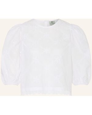 BERWIN & WOLFF Dirndlbluse mit 3/4-Arm und mit Spitze - Natur