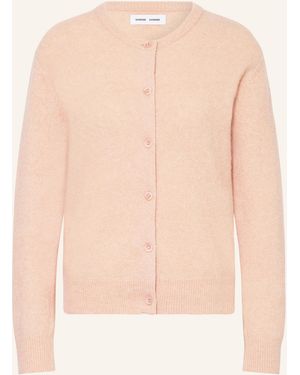 Samsøe & Samsøe Strickjacke NOR mit Alpaka - Natur