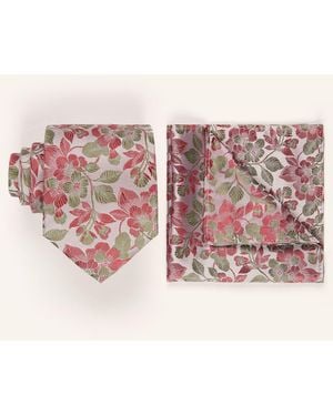 DIGEL Set DANNY: Krawatte und Einstecktuch - Pink
