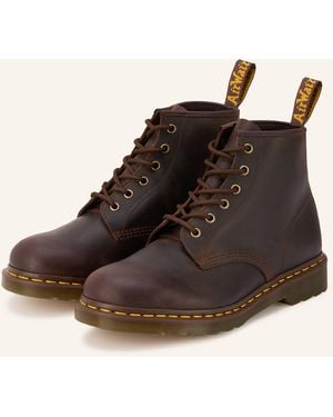 Dr. Martens Schnürboots 101 CRAZY HORSE - Braun