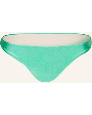 Pilyq Brazilian-Bikini-Hose BASIC RUCHED TEENY - Grün