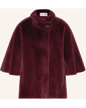 Joseph Ribkoff Kunstfell-Jacke - Rot