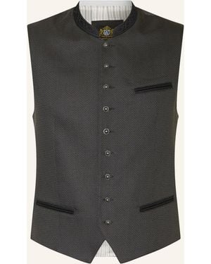 hammerschmid Trachtenweste MIRKO Slim Fit - Schwarz