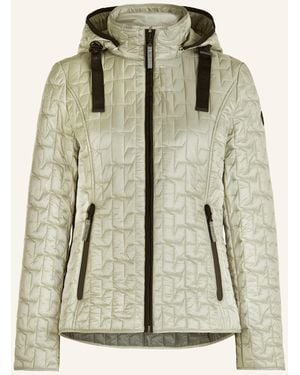 GIL BRET Steppjacke mit abnehmbarer Kapuze - Natur