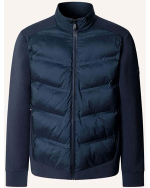 Hackett Sweatshirt HS ULTRA HYBRID FZ - Blau