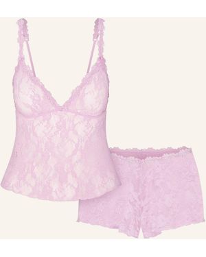 Skims Lounge Set STRETCH LACE - Pink
