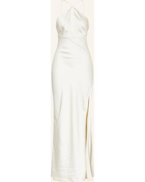 Patrizia Pepe Abendkleid aus Satin - Natur