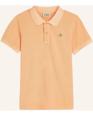 Scotch & Soda Piqué-Poloshirt - Weiß