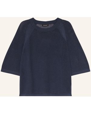 Repeat Cashmere Strickshirt - Blau