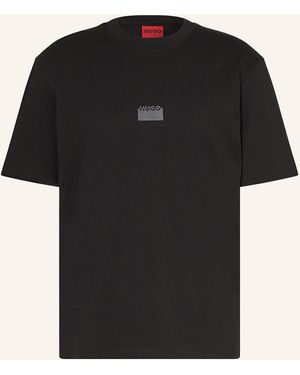 HUGO T-Shirt DELASTEE - Schwarz