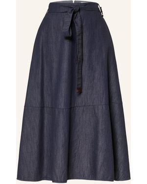 Max Mara Rock NINFE in Jeansoptik - Blau