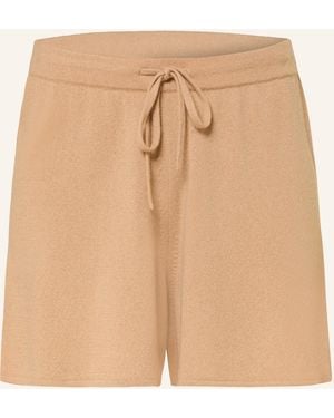 Allude Strickshorts aus Cashmere - Natur