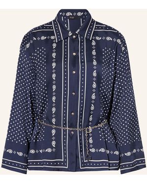 Maje Hemdbluse - Blau