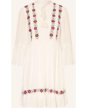 Y.A.S Kleid mit Spitze - Natur