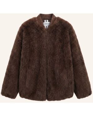 BLONDE No. 8 Kunstfell-Jacke BRIANA - Braun