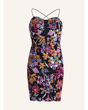 Unique Kleid MULTI SEQUINS COCKTAIL DRESS - Weiß