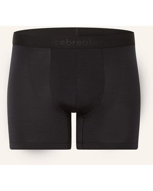 Icebreaker Funktionswäsche-Boxershorts ANATOMICA mit Merinowolle - Schwarz