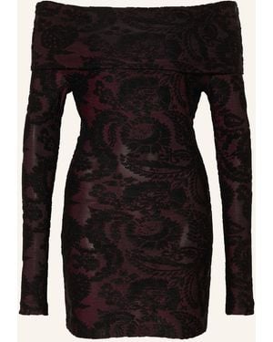Etro Off-Shoulder-Pullover - Schwarz